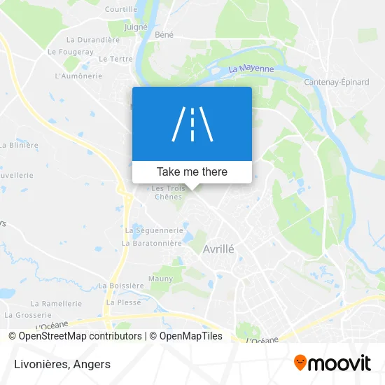 Livonières map