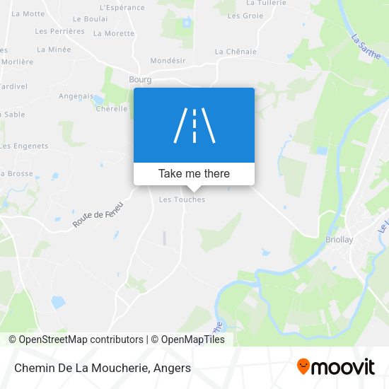 Chemin De La Moucherie map