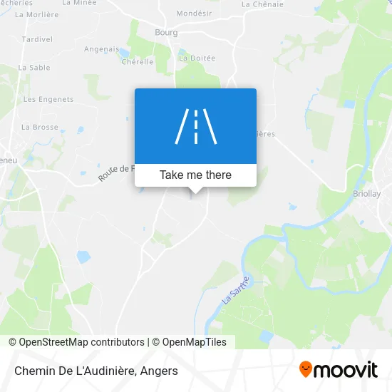Chemin De L'Audinière map