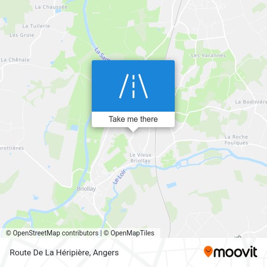 Route De La Héripière map