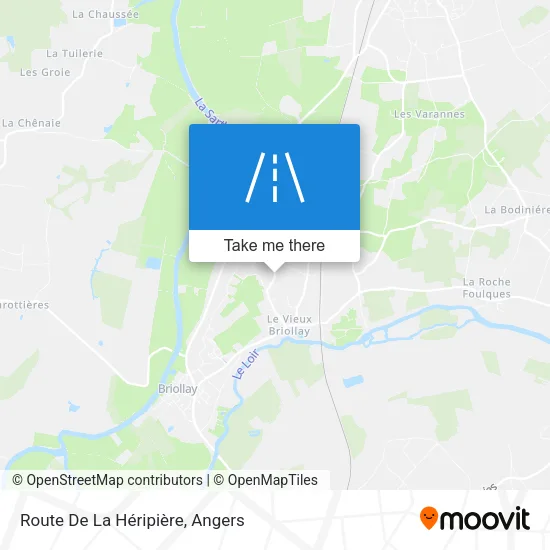 Route De La Héripière map