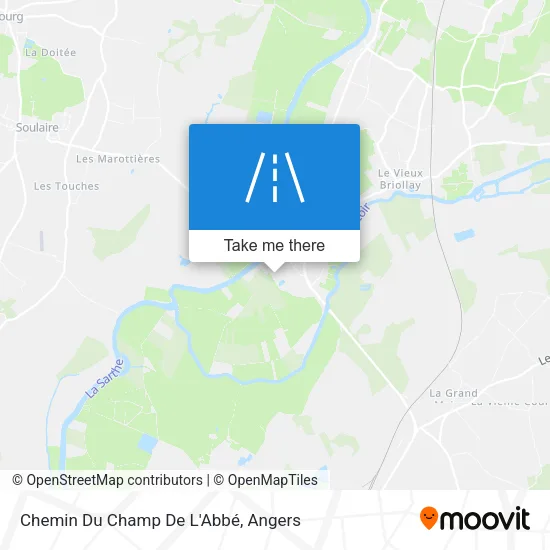 Chemin Du Champ De L'Abbé map