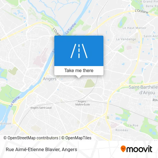Rue Aimé-Etienne Blavier map