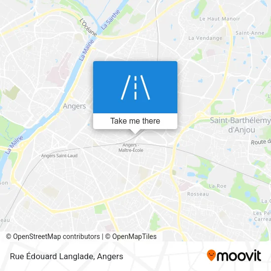 Rue Édouard Langlade map