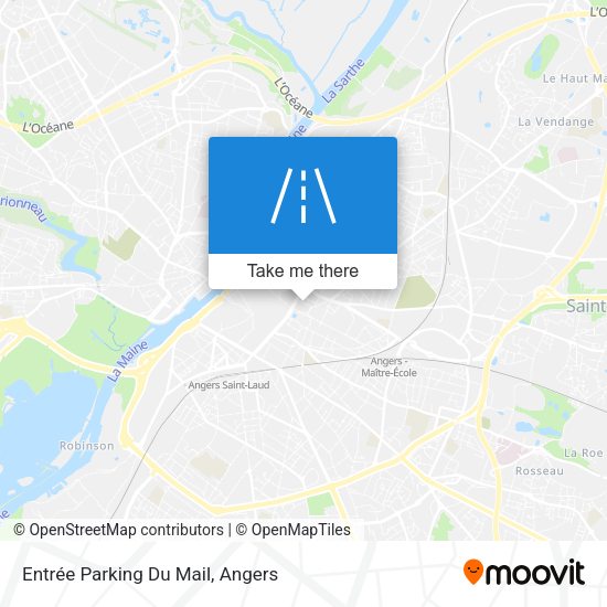 Entrée Parking Du Mail map