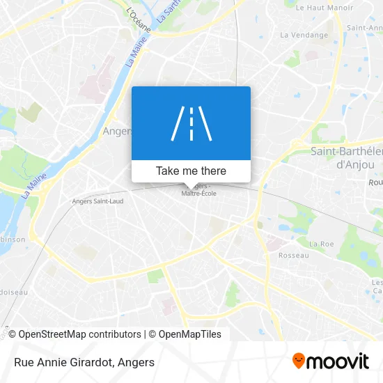Rue Annie Girardot map