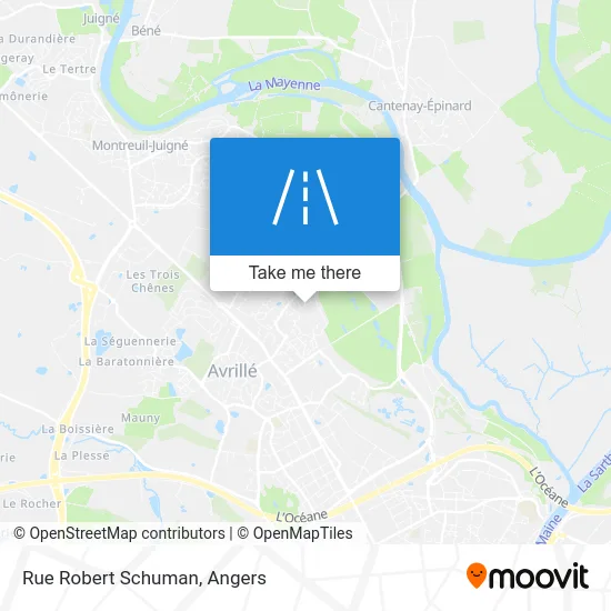Rue Robert Schuman map