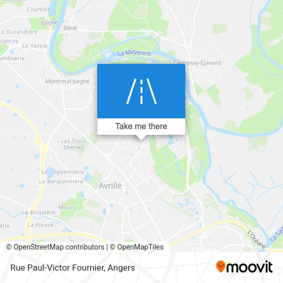 Rue Paul-Victor Fournier map