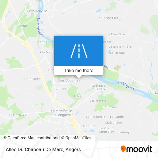 Allée Du Chapeau De Marc map