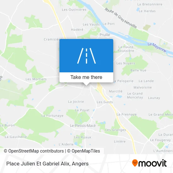 Place Julien Et Gabriel Alix map