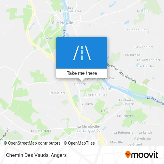 Chemin Des Vauds map