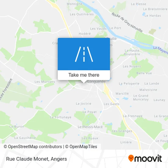 Rue Claude Monet map