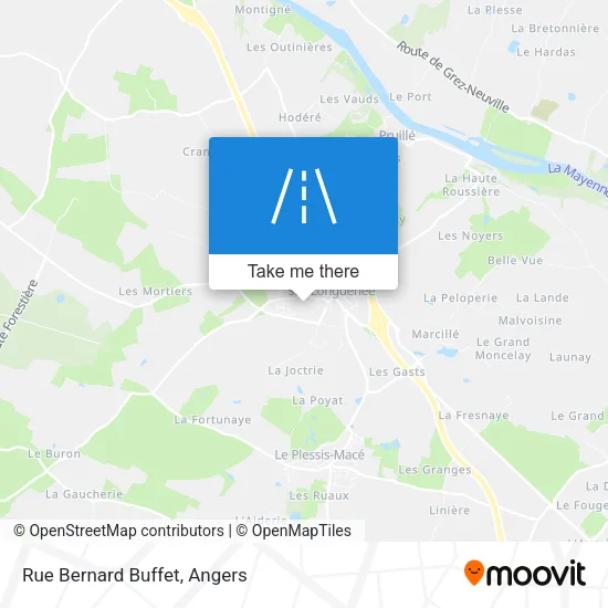 Rue Bernard Buffet map