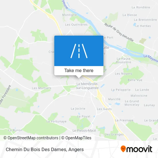Chemin Du Bois Des Dames map