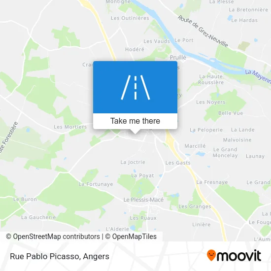 Rue Pablo Picasso map