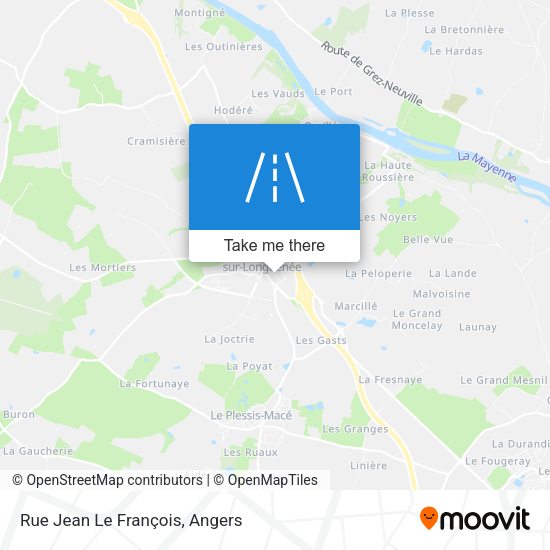 Rue Jean Le François map