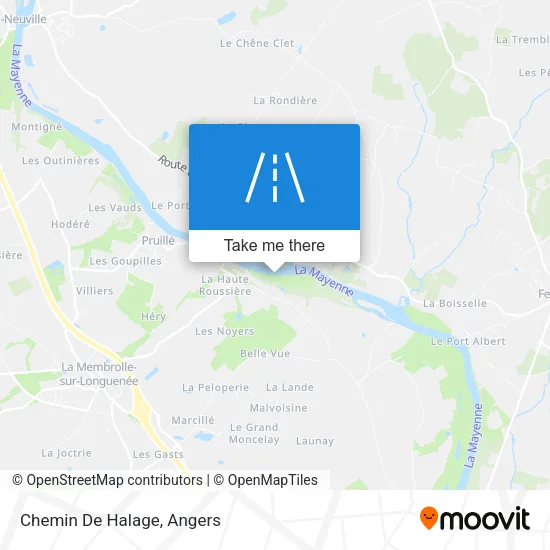 Chemin De Halage map