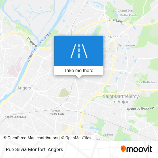 Rue Silvia Monfort map