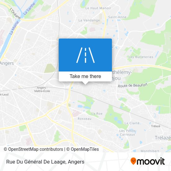 Rue Du Général De Laage map
