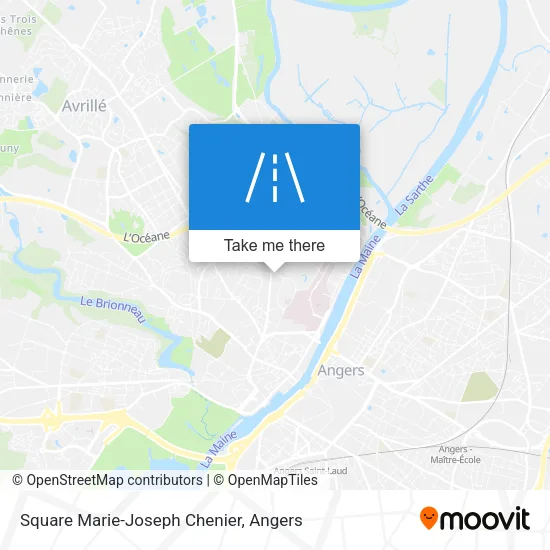 Square Marie-Joseph Chenier map