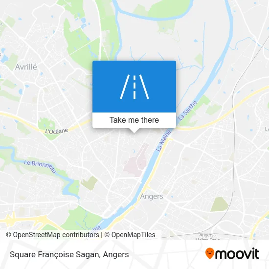 Square Françoise Sagan map