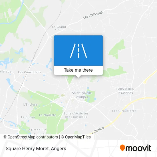 Square Henry Moret map