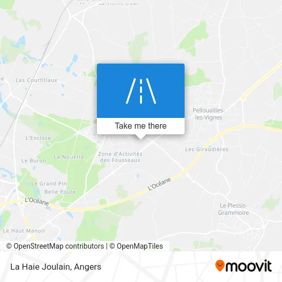 La Haie Joulain map