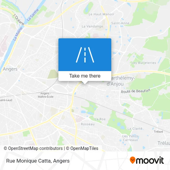 Rue Monique Catta map