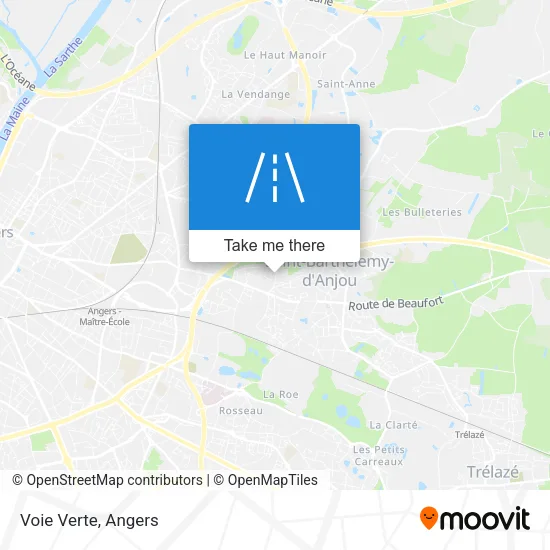 Voie Verte map