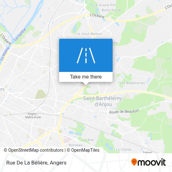 Rue De La Bélière map