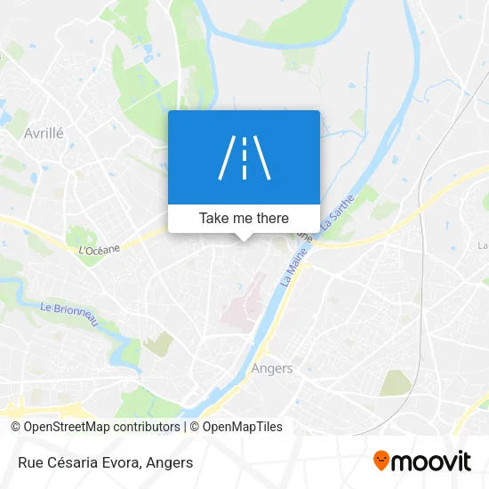 Rue Césaria Evora map