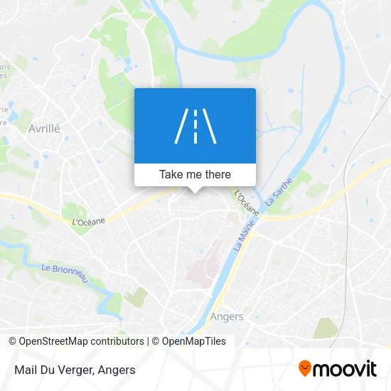 Mail Du Verger map