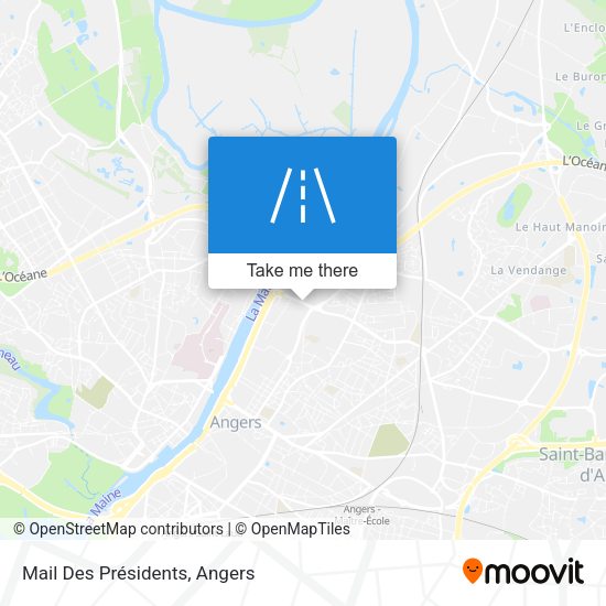 Mail Des Présidents map