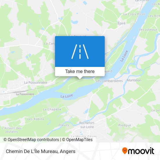 Chemin De L'Île Mureau map