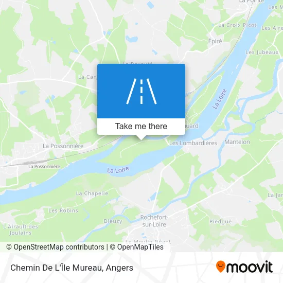 Chemin De L'Île Mureau map