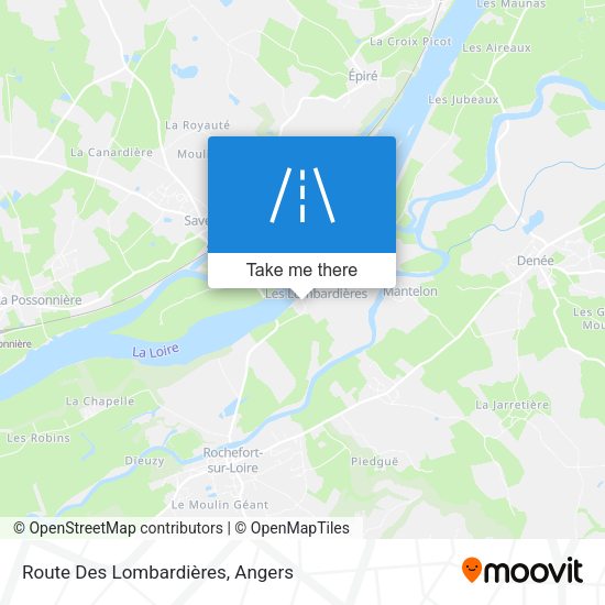 Route Des Lombardières map