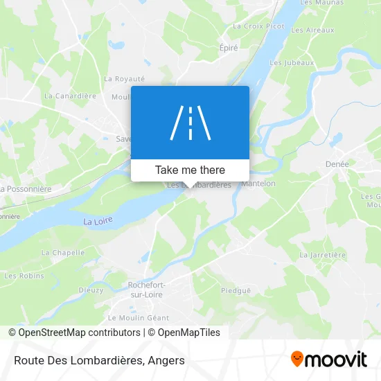Route Des Lombardières map
