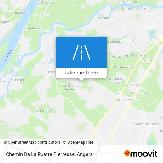 Chemin De La Ruette Pierreuse map