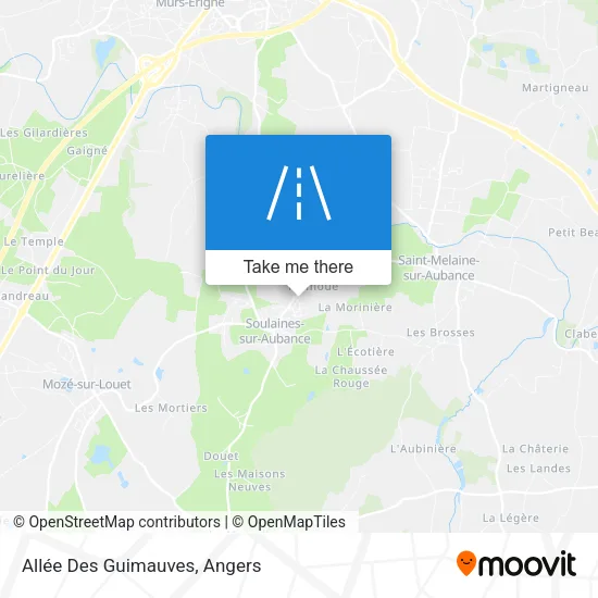 Allée Des Guimauves map