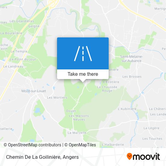 Chemin De La Goilinière map