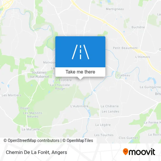 Chemin De La Forêt map