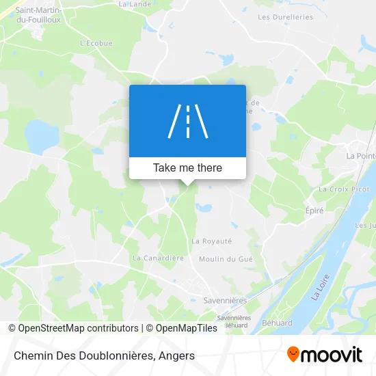 Chemin Des Doublonnières map
