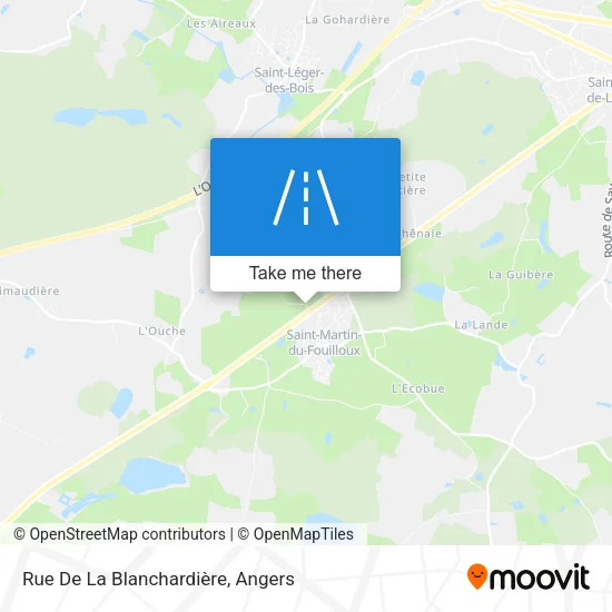 Rue De La Blanchardière map
