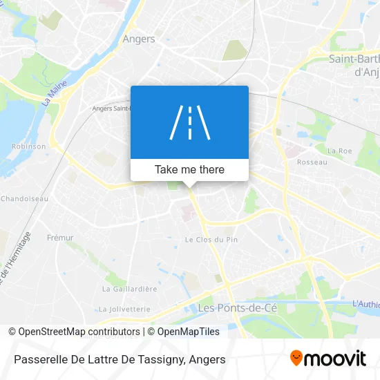 Passerelle De Lattre De Tassigny map