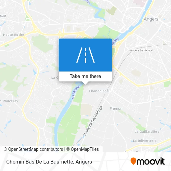 Chemin Bas De La Baumette map