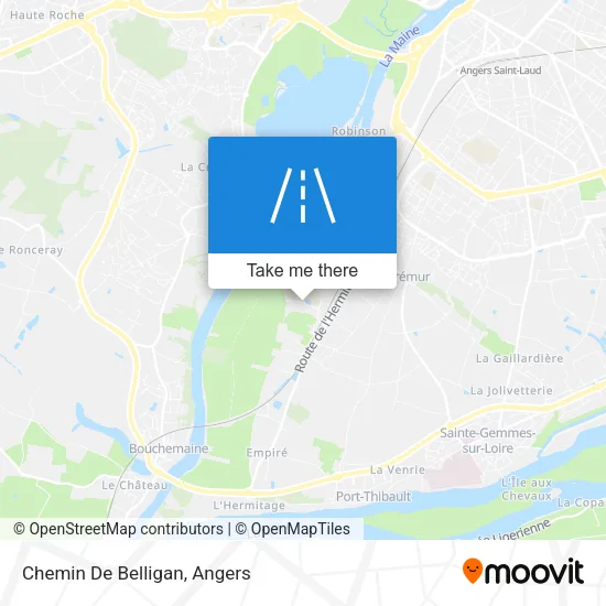 Chemin De Belligan map