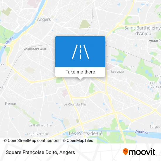 Square Françoise Dolto map