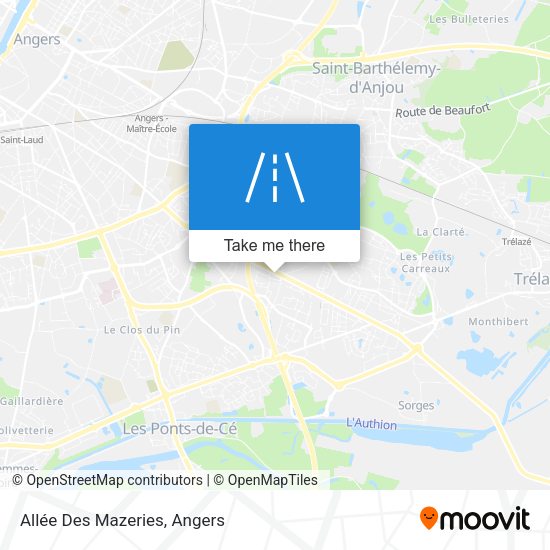 Allée Des Mazeries map