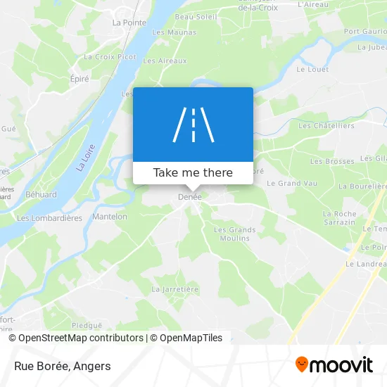 Rue Borée map