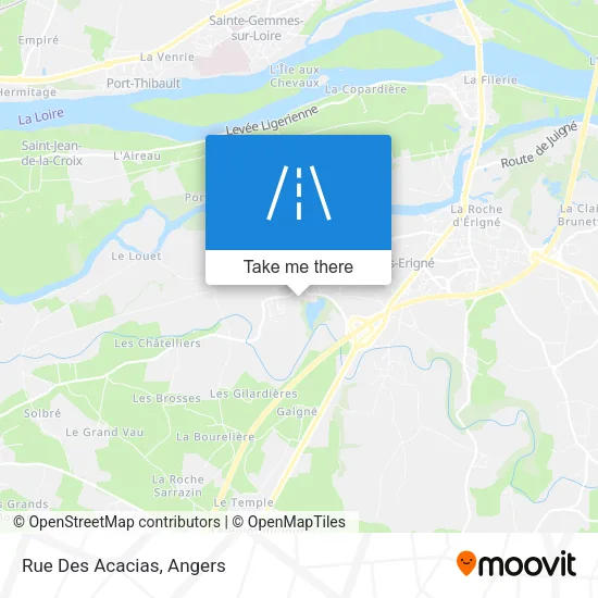 Rue Des Acacias map